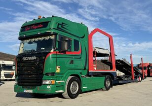 شاحنة نقل السيارات Scania R410 + العربات المقطورة شاحنة نقل السيارات
