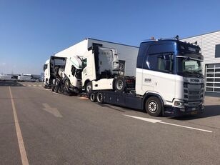 شاحنة نقل السيارات Scania S730 LKW TRANSPORTER GS MEPPEL + العربات المقطورة شاحنة نقل السيارات
