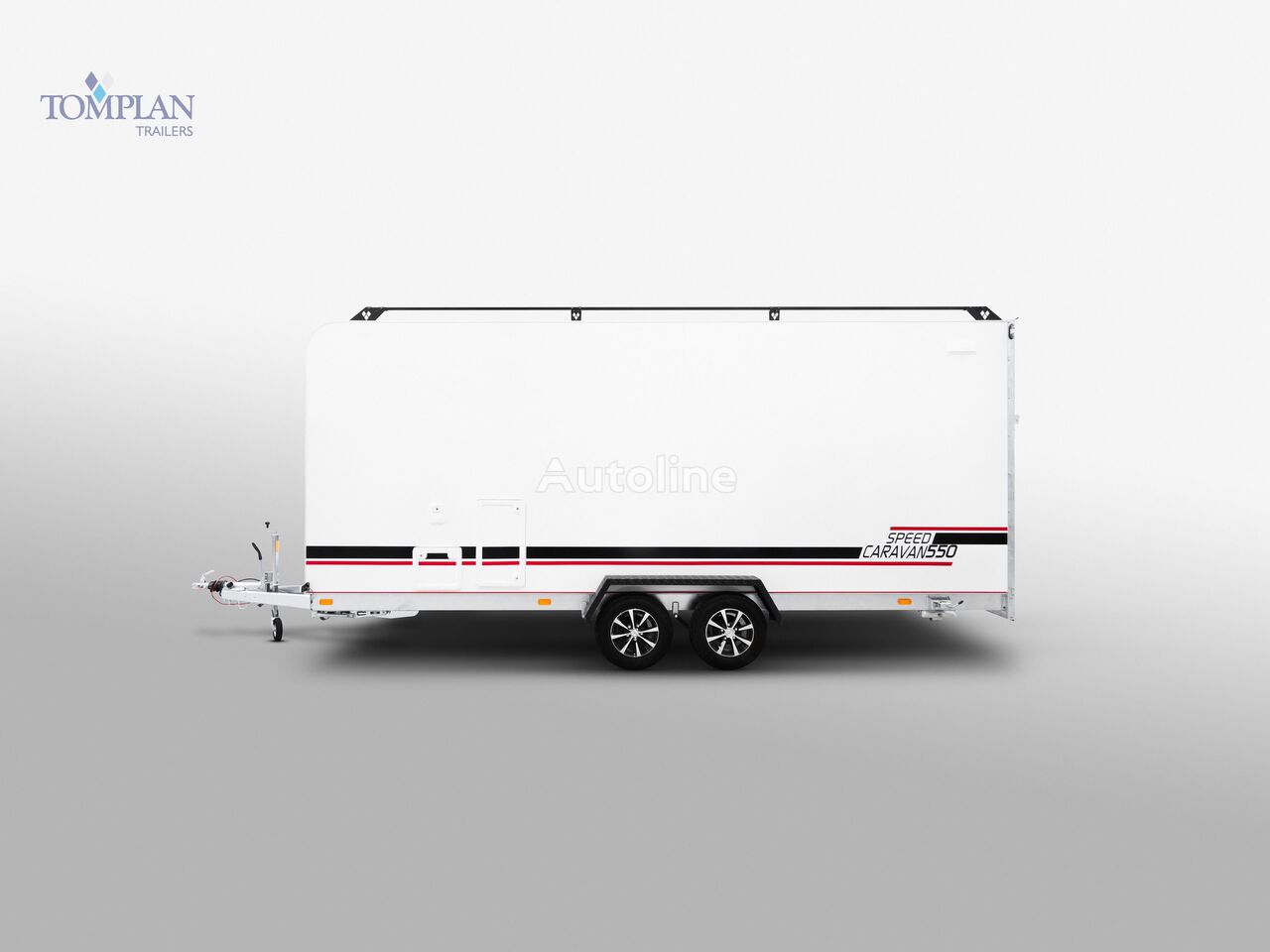جديد كارافان Tomplan Caravan Cargo Trailer 550x200x210