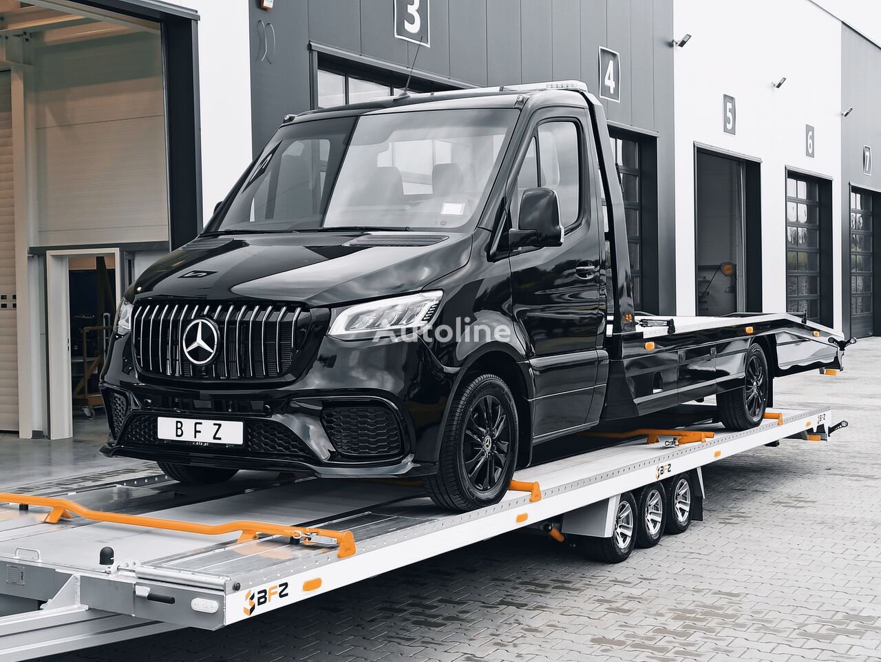 جديدة سحب شاحنة< 3.5طن Mercedes-Benz Sprinter 319  LED NAVI Autotransporter BFZ PLATEAU