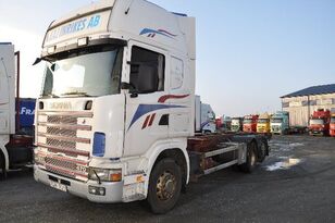 شاحنة نقل الحاويات Scania 124 6X2 470