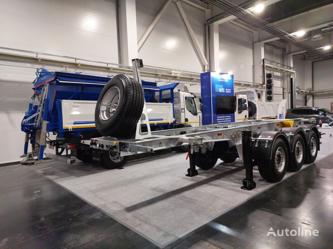 جديدة العربات نصف المقطورة شاحنة نقل الحاويات Patron Auto RA-container 20-3
