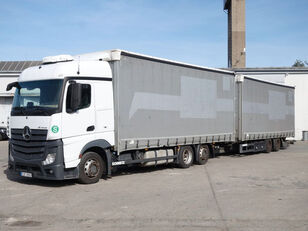 شاحنة ذات أغطية جانبية Mercedes-Benz Actros 2545 + مقطورة ستارة