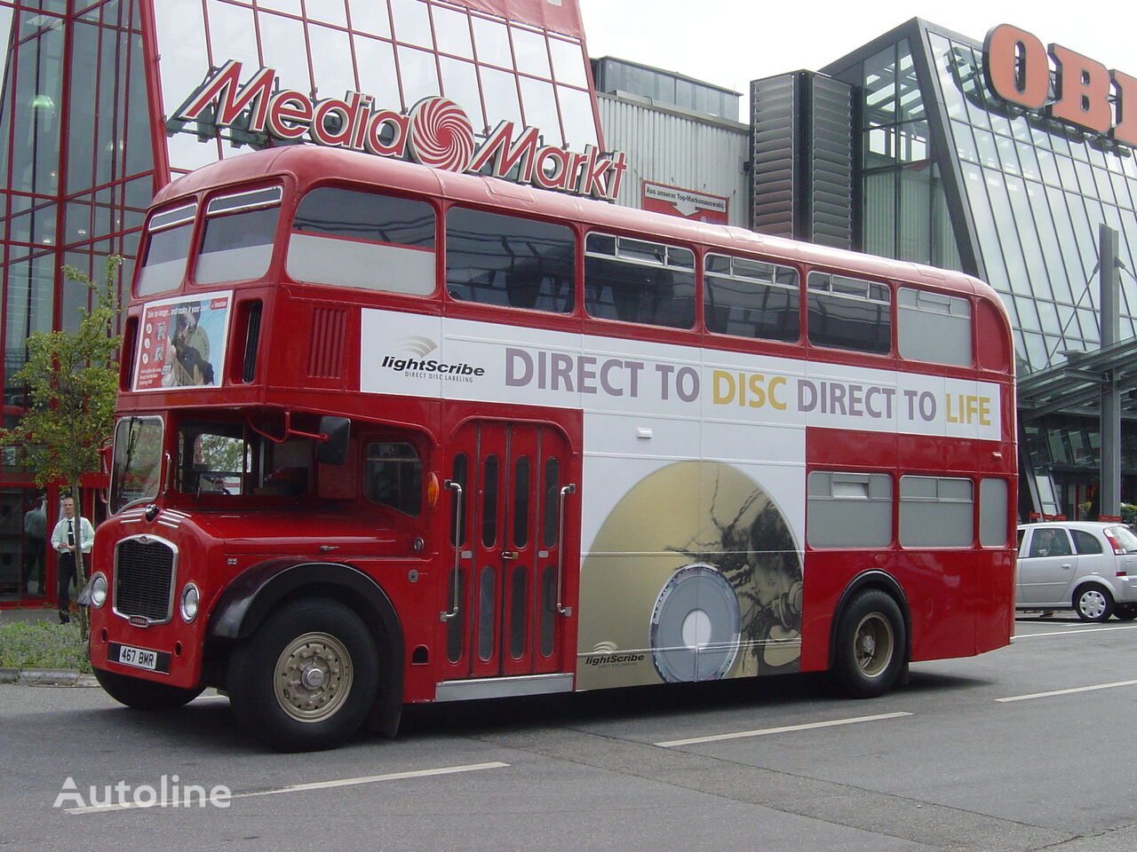 الحافلة ذات الطابقين Bristol LODEKKA (repainted 2023) Low Height British Double Decker Bus Ma