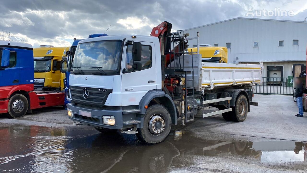 شاحنة قلابة Mercedes-Benz Axor 1828 K 4x2, 3stn. Kipper, Kran