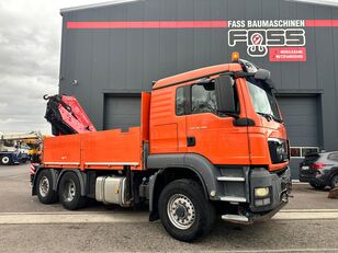 شاحنة مسطحة MAN TGS 28.480 6x4H Hydrodrive | Ladekran Fassi F 365A XP.24