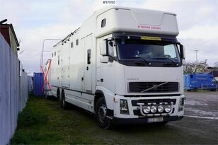 شاحنة نقل الخيول Volvo FH 400 6*2 Horse transport with room for 9 horses