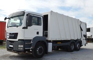 شاحنة جمع ونقل النفايات MAN TGS 26.320 GARBAGE TRUCK FAUN VARIO PRESS 524 ZOELLER Reversing