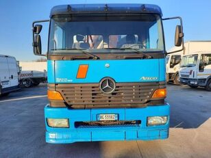 عربة مقطورة مسطحة Mercedes-Benz ATEGO 1828 GRU