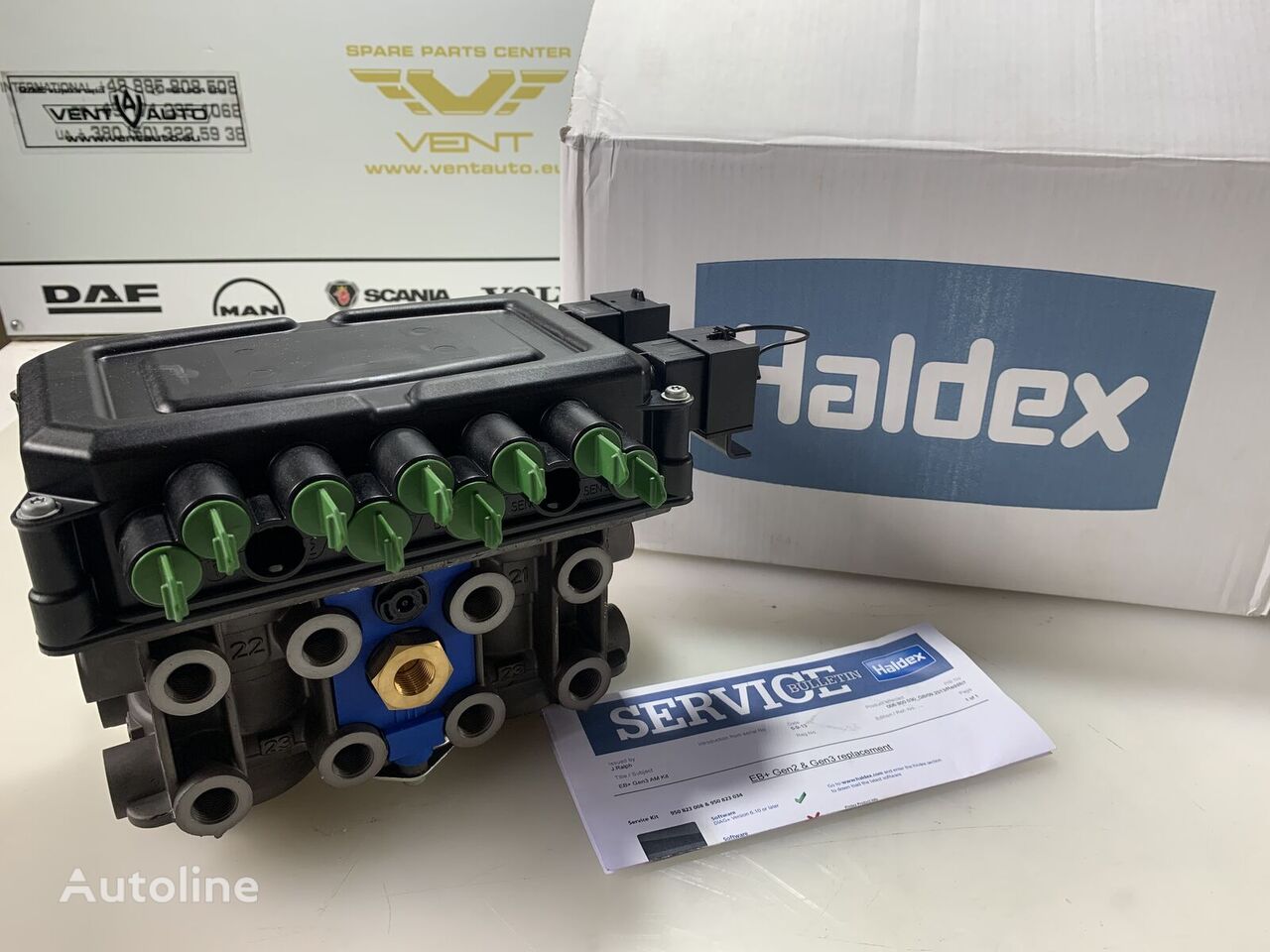 معدل نظام الفرامل الإلكترونية Haldex EB+ GEN3 950823008 لـ العربات نصف المقطورة