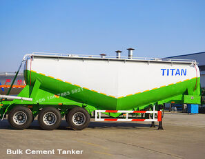 جديد شاحنة الصهريج لنقل الإسمنت 3 Axle Dry Bulk Cement Tanker Trailer for Sale in Russia