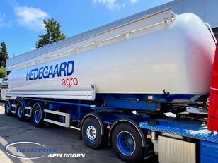 عربة الصهريج لنقل المواد العلفية Jilko Bulkoplegger 55000 Liter, SAF Axles