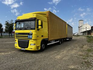 صندوق خلفي مغطى DAF XF 105 460 + مقطورة ستارة