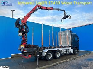شاحنة نقل الأخشاب DAF 106 XF 530 6x4, Wood transport, Retarder, Loglift ET450