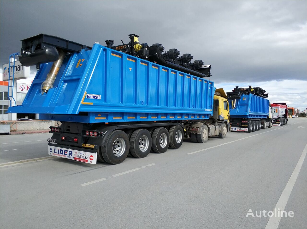 جديدة العربات نصف المقطورة شاحنة قلابة Lider 2024 MODEL NEW 35 M³ DUMPER ( BENNE )