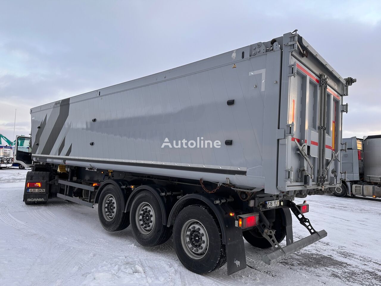 العربات نصف المقطورة شاحنة قلابة Schmitz Cargobull SKI 24SL-9.6