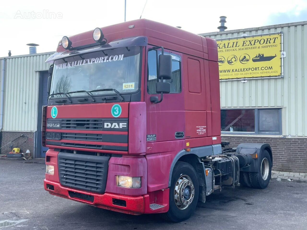 السيارات القاطرة DAF XF 95.430 95XF 430HP Euro3 Manuel Gearbox Hydraulic Pump Airco T